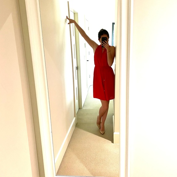 RW&CO short sleeveless red dress (Small Size) - Picture 3 of 3